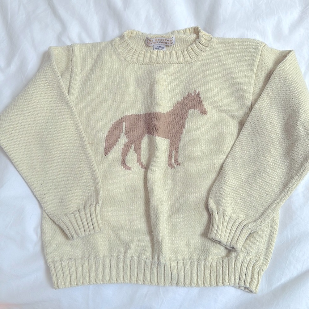 Beaufort Bonnet Horse Sweater size 6